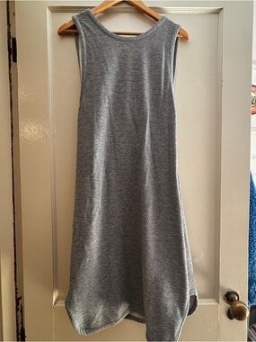 Sleeveless Grey Tank Dress - Casual Everyday Style